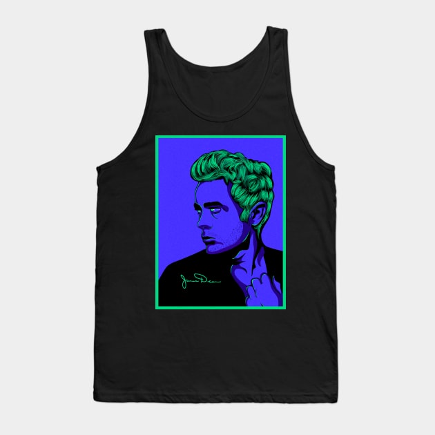 James Dean Neon Tank Top by MarylinRam18